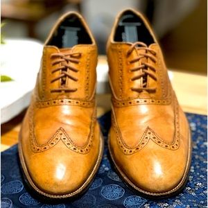 Cole Haan British Tan Wingtip Oxfords